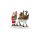 Luville Sledgeholm Santa and deer moving presents