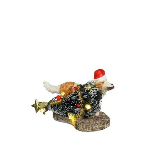 Luville Sledgeholm Bad dog stealing christmas tree