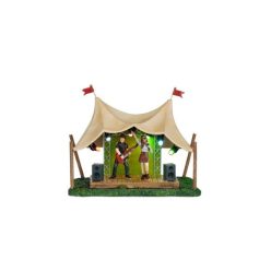 Luville Molendam Festival tent werkt op batterijen
