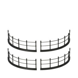 Luville General Fence black 4 pieces