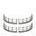 Luville General Fence black 4 pieces