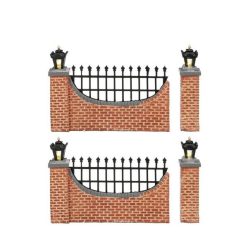 Luville General Fence brown lighted 4 pieces