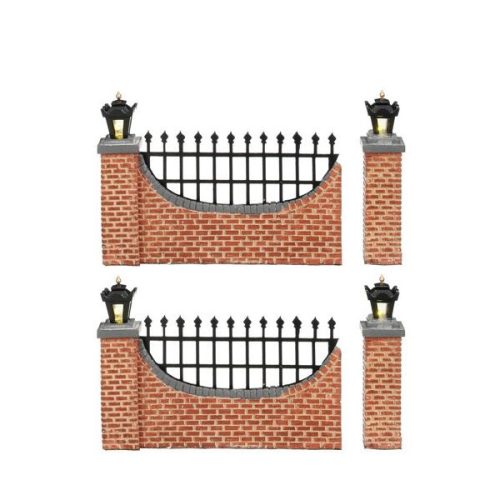Luville General Fence brown lighted 4 pieces