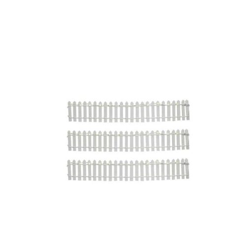 Luville General Fence white lighted 3 pieces