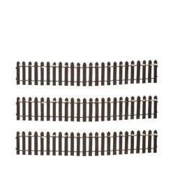 Luville General Fence brown lighted 3 pieces