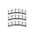 Luville General Fence warm white 3 pieces