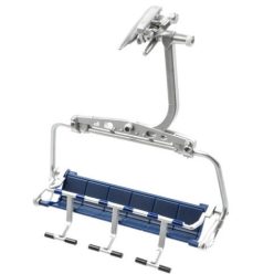   Jägerndorfer 6-os Ülőlift kék, mozgatható lábtartóval 1: 32 (JC86000)