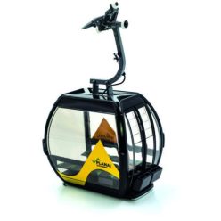   Jägerndorfer 10-es Omega V kabin Schladming Planai fekete 1: 32 (JC88555)