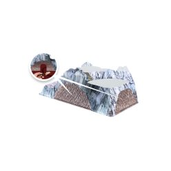   My Village BASE CHRISTMAS VILLAGE FULL COLOUR TRAIN TUNNEL 78x38CM