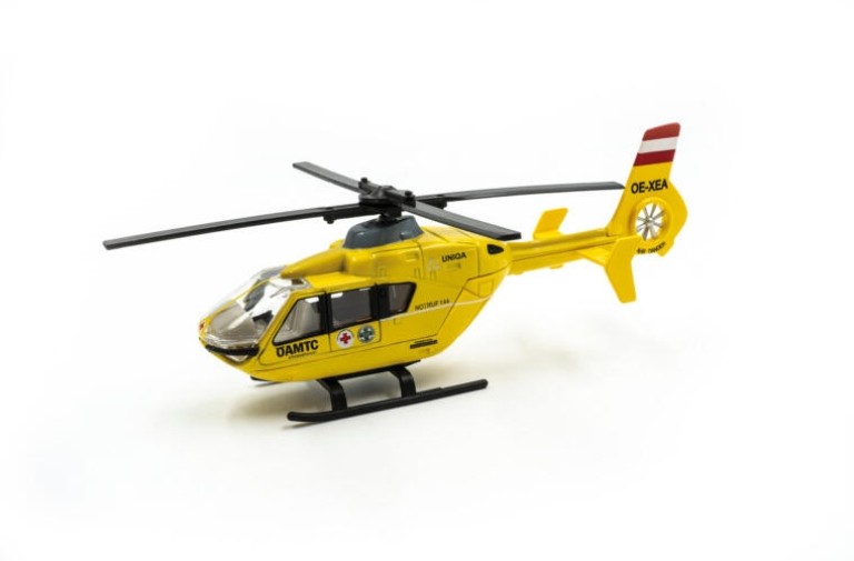 Jägerndorfer ÖAMTC Christophorus 1 Osztrák Mentőhelikopter, helikopter modell, játék 1: 50 (JC1101)